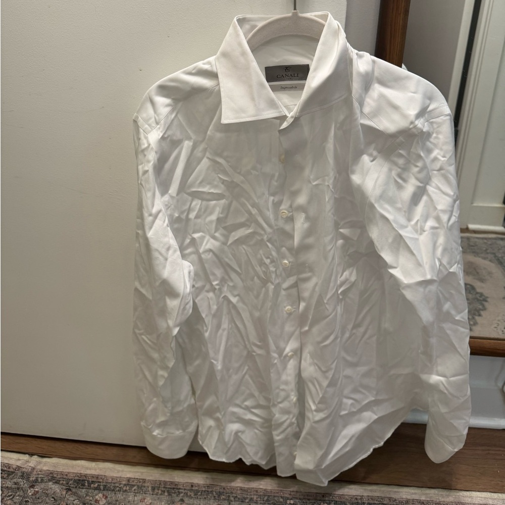 White canali dress shirt